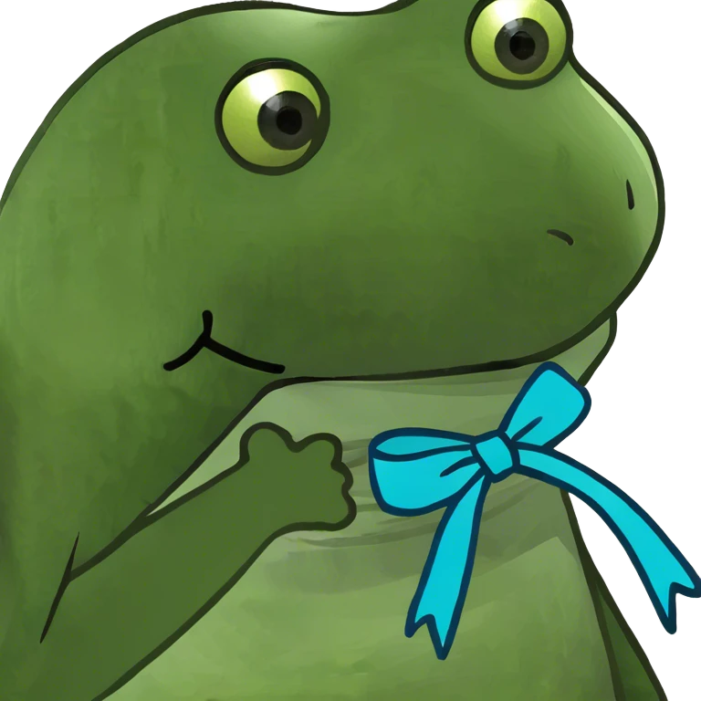 🥰 with ribbon emoji