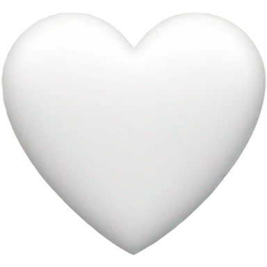 white modern heart emoji