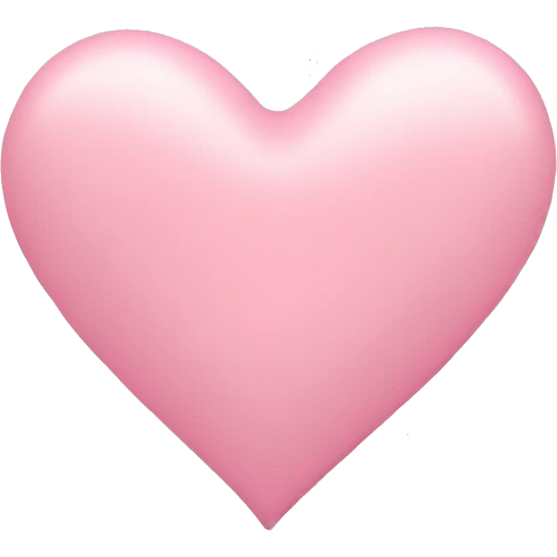 Pastel Pink Heart  emoji