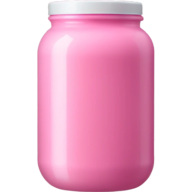 Whey pink protein emoji