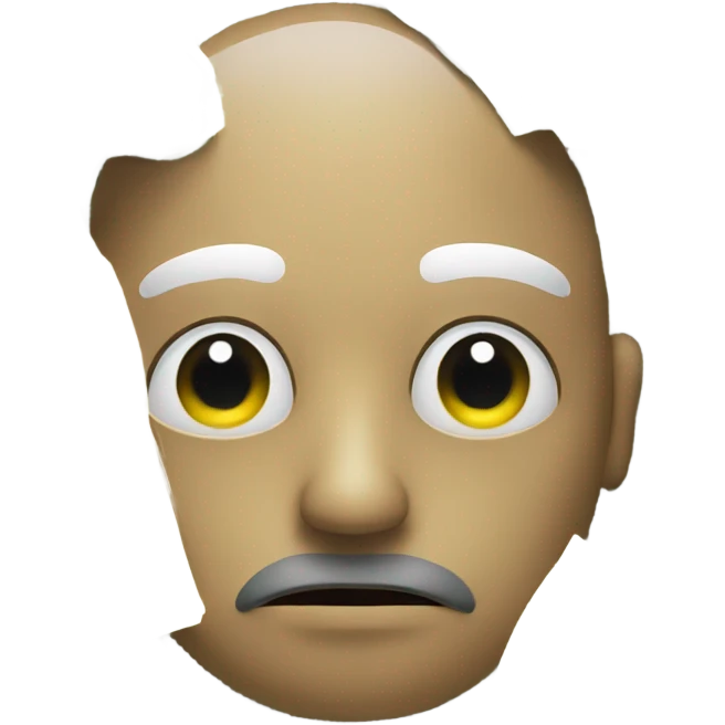 Sad with money coming from eyes emoji