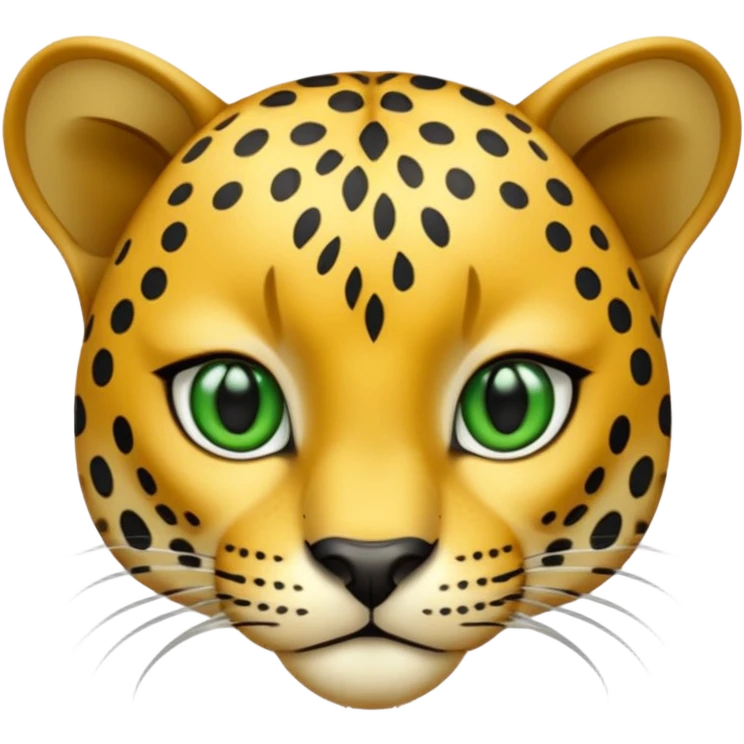 A high-resolution photo-realistic digital illustration of a young jaguar, chest upward A high-resolution, photo-realistic digital illustration of a majestic young jaguar emoji