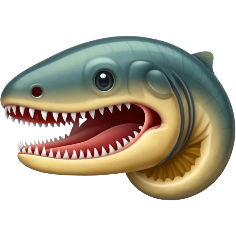 clack lamprey mouth  emoji