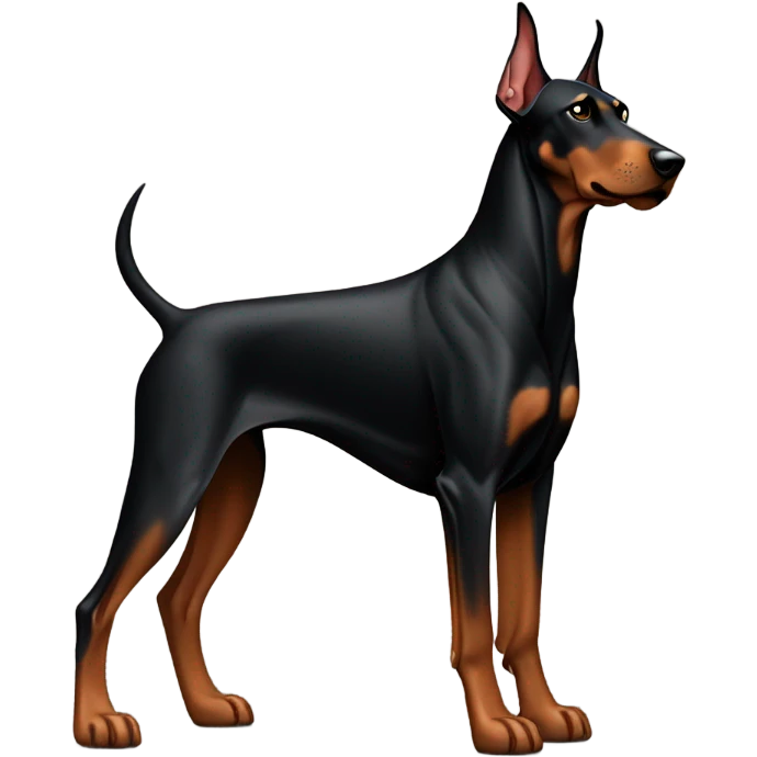 Doberman dog emoji
