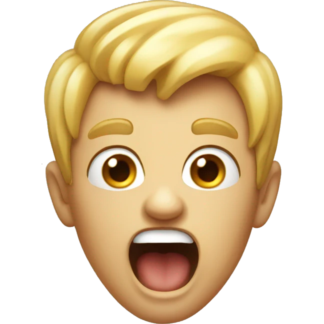 screaming  emoji