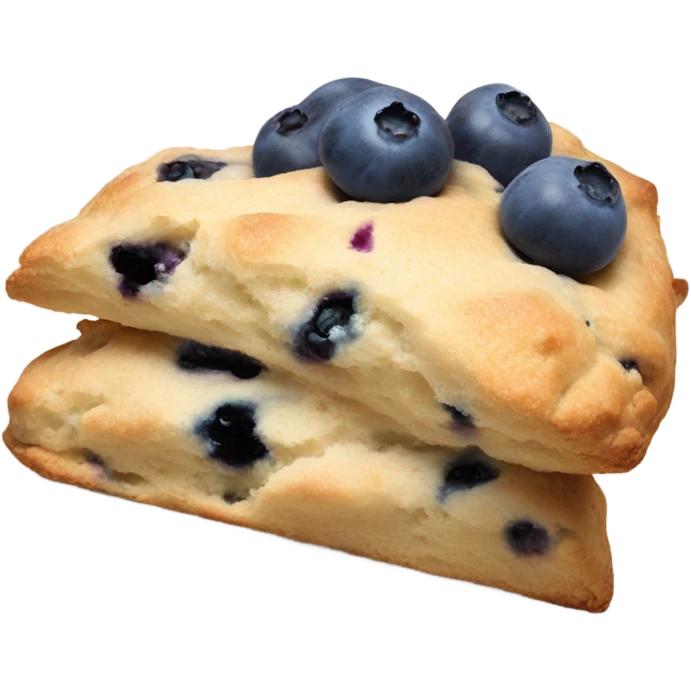 Blueberry scone emoji
