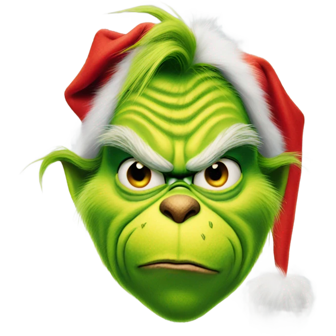 The grinch emoji