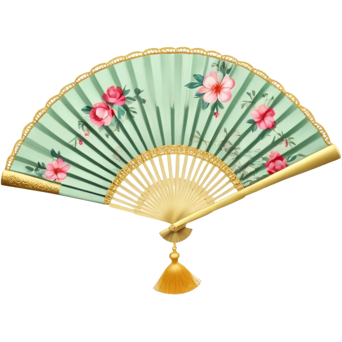 handheld folding fan emoji