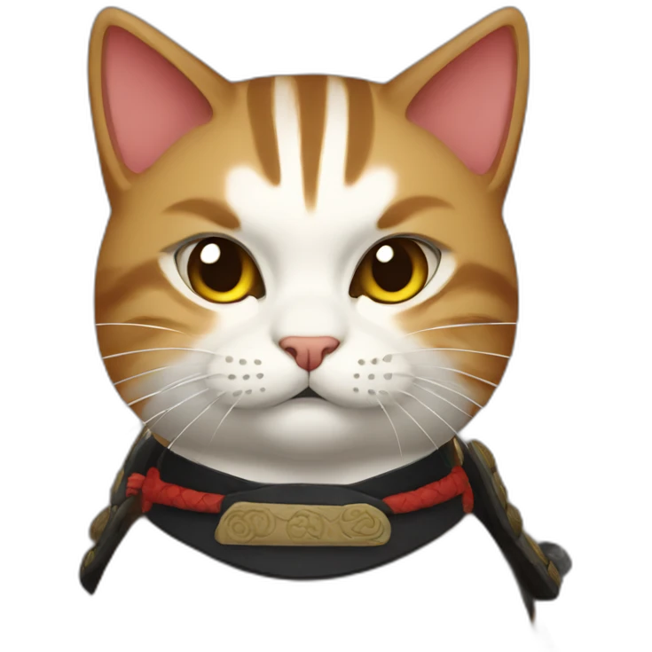 samurai cat emoji