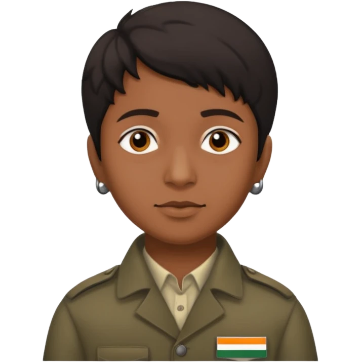 Indian revolutionary teenager as Khudiram Bose emoji