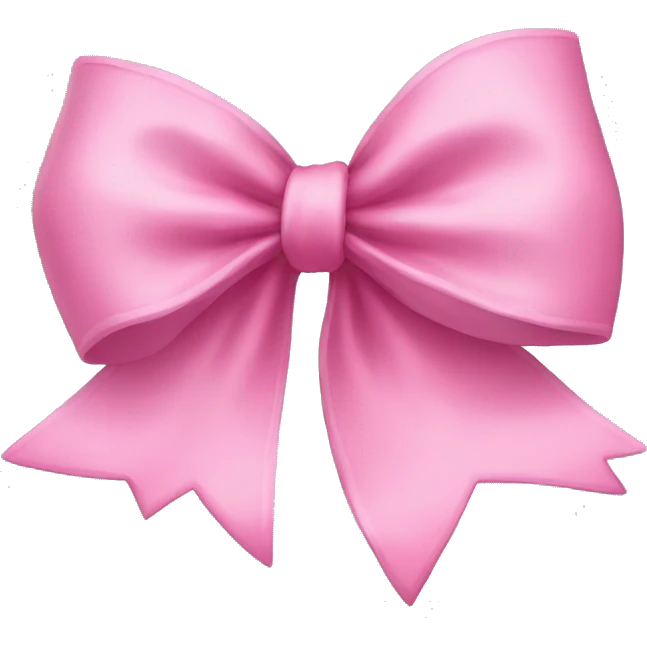 pink bow emoji