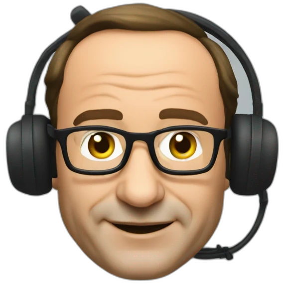 Hollande dans helicopter emoji