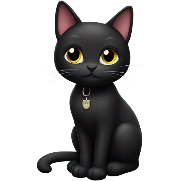 Black cat emoji