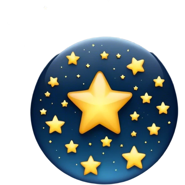 Night stars emoji