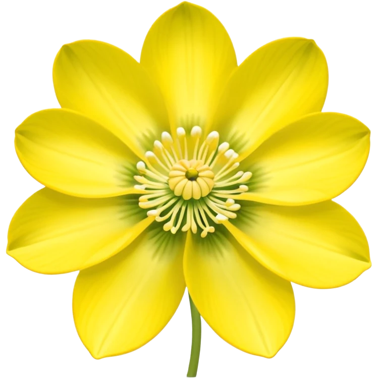 Yellow woodland anemone flowers emoji