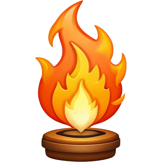 Zarza ardiendo emoji