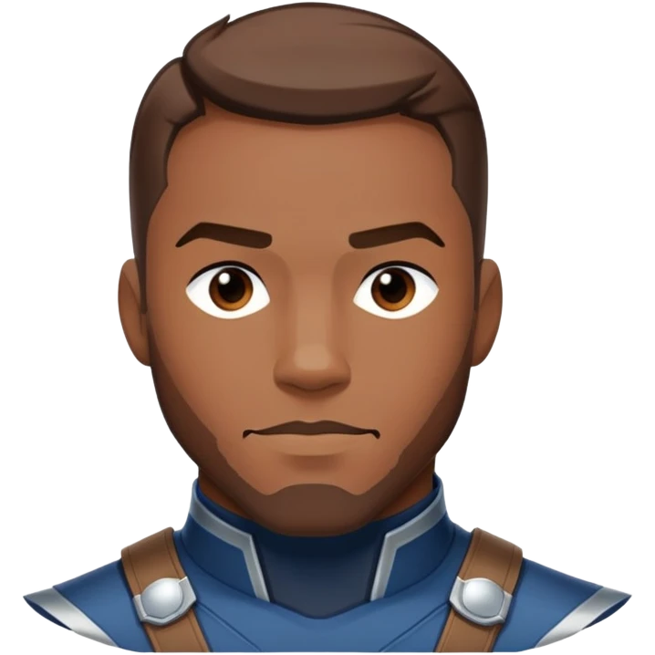 Sam Wilson with side-whiskers from avenger emoji