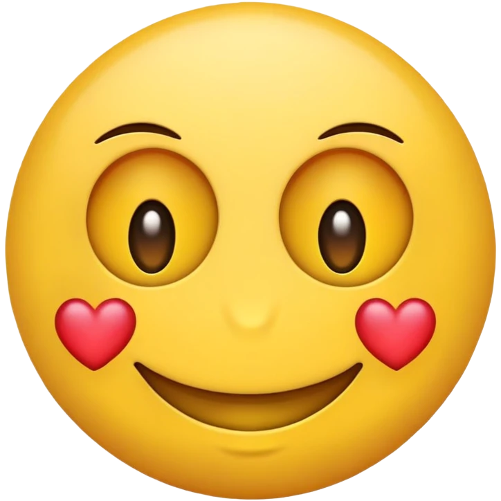 emoji smiley with love eyes emoji