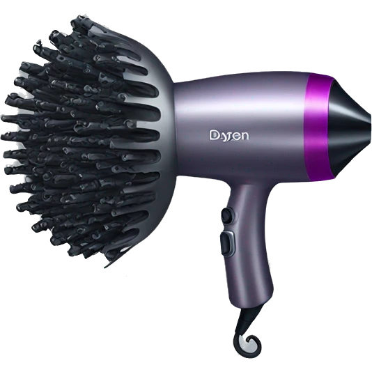 Dyson hair dryer emoji