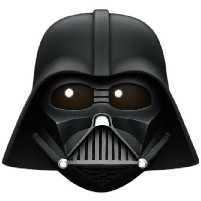 Dark vador qui mange emoji