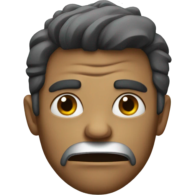 bold and angry emoji