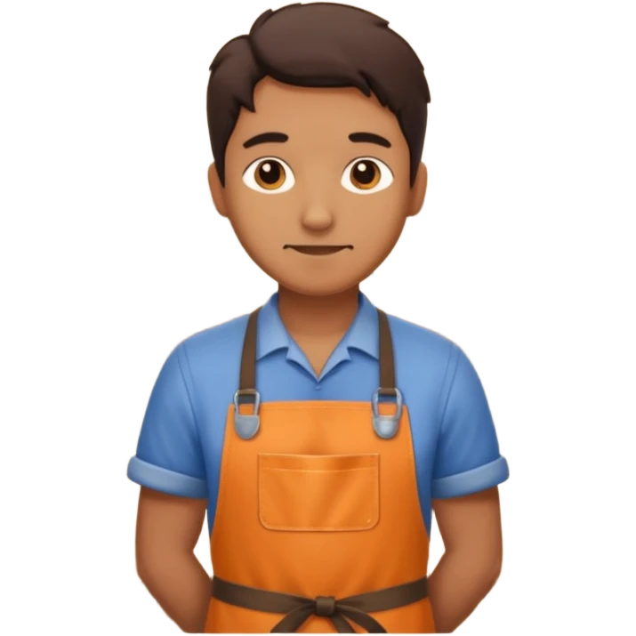 a craftsman works at home emoji