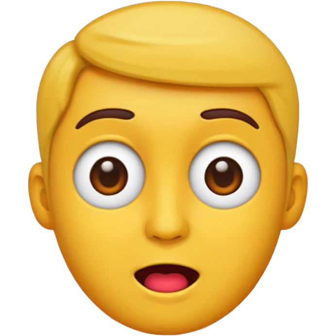 "Create a cute and colorful sticker of a talking head emoji 🗣️, cartoon style, with bold outlines and expressive face, perfect for chat apps, on a transparent background." emoji