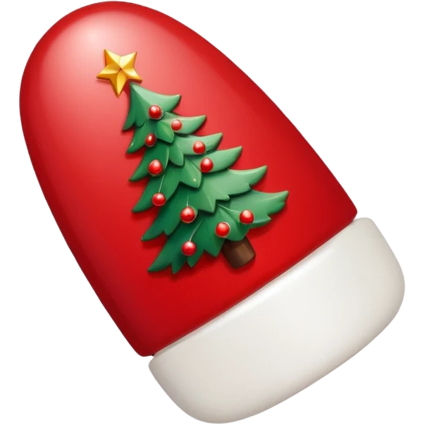 xmas nail emoji