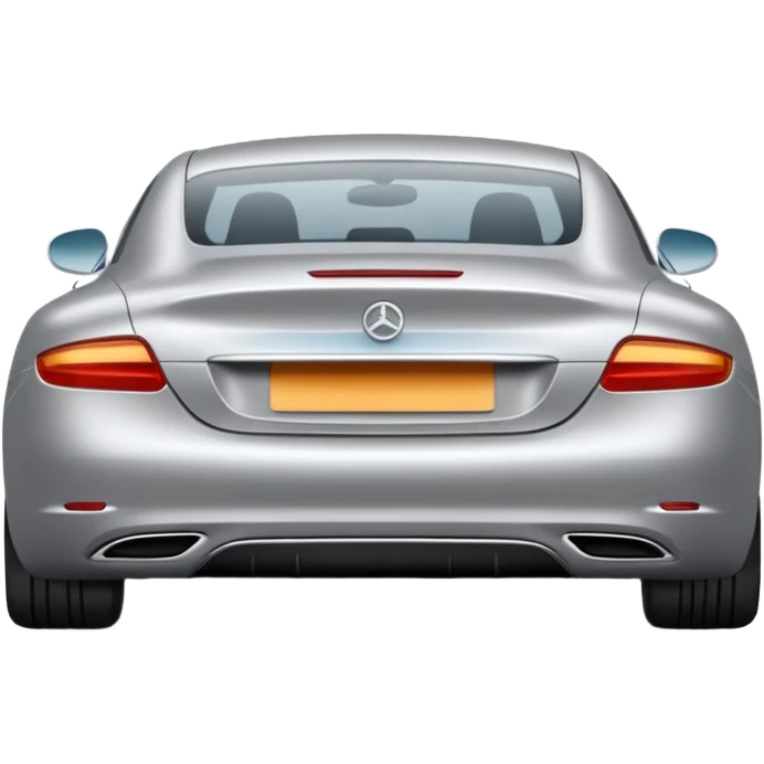un carro desde atras  emoji