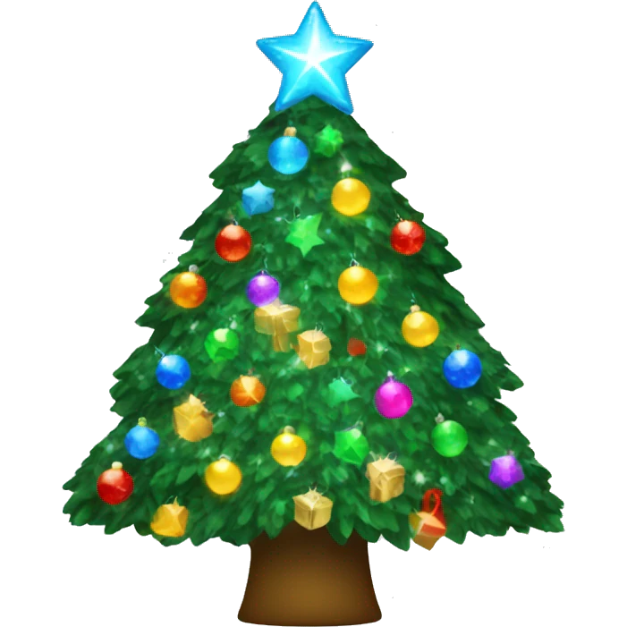 disco christmas tree emoji