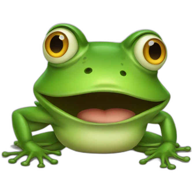 Frog-panic emoji