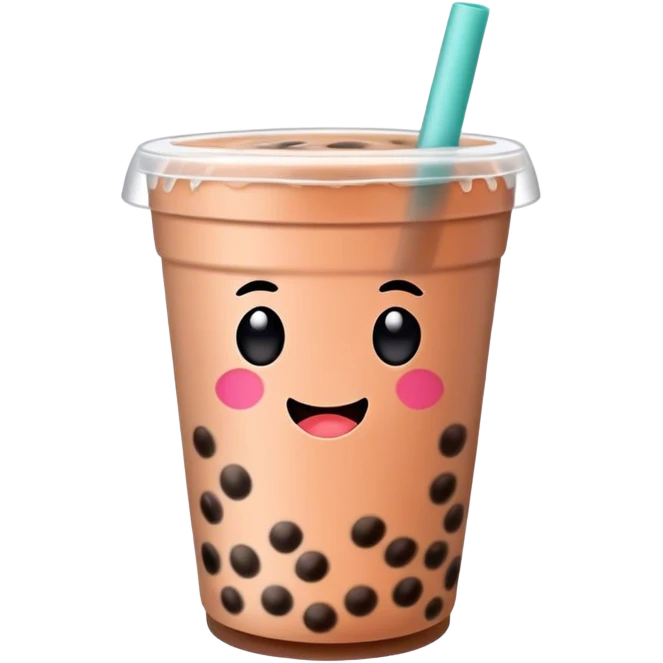 Drinking boba tea  emoji