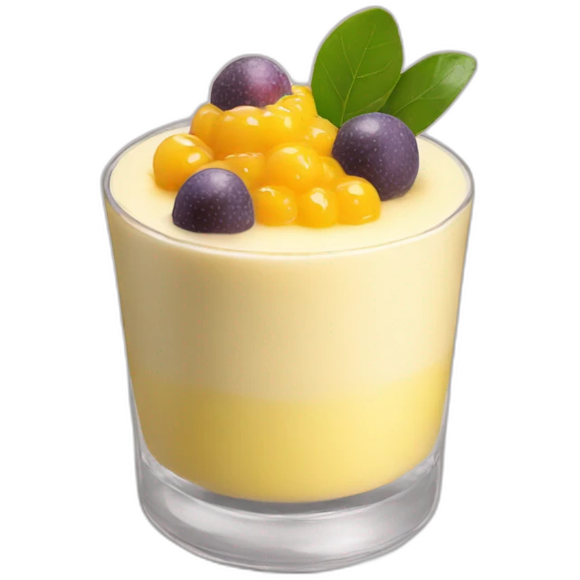 Passion fruit mousse emoji