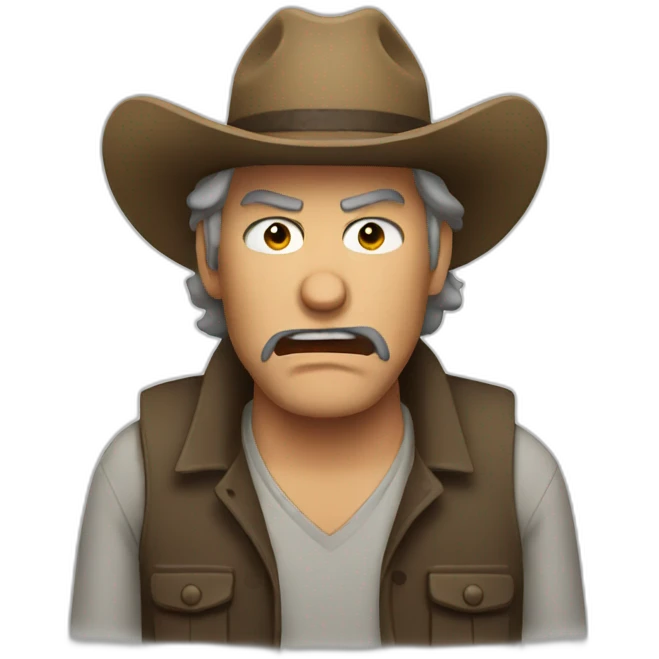 angry country dude emoji