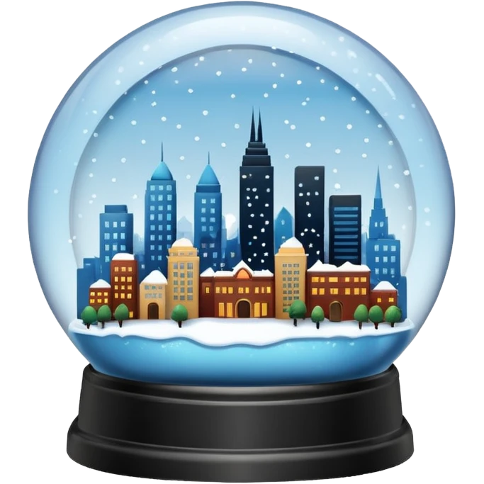 City skyline globe emoji