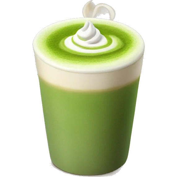 Matcha latte  emoji