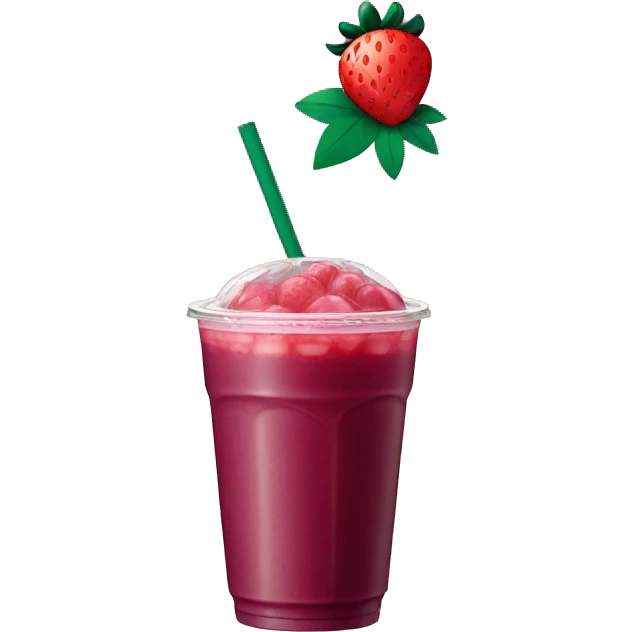 strawberry açaí lemonade from starbucks  emoji
