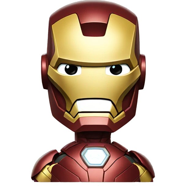 iron man showing thumbs DOWN with his hand emoji