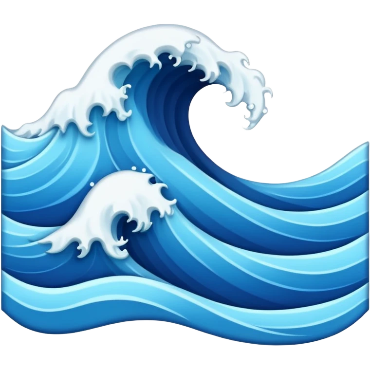 wavy waves emoji