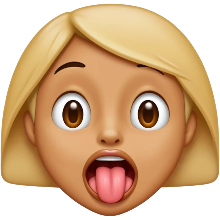 Person sticking out their tongue emoji