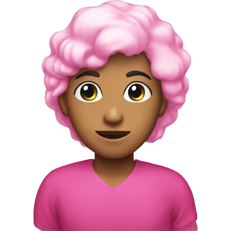 holiday pink emoji