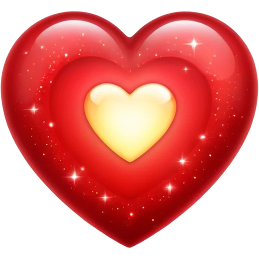 Heart with sparkle emoji