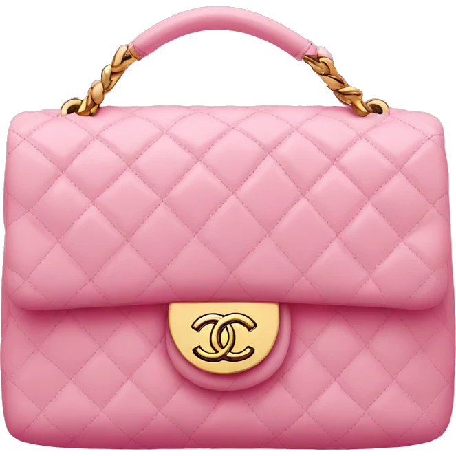 pink Chanel bag emoji