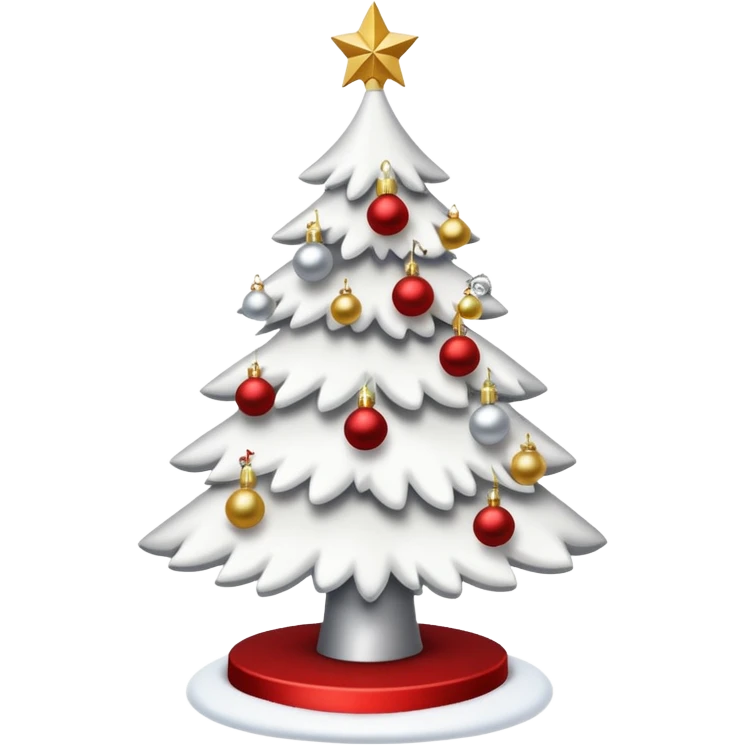 White christmas tree  emoji