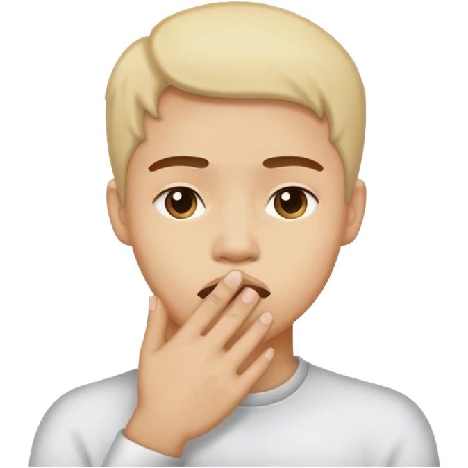 Face with Hand Over Mouth  emoji