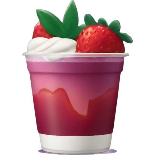 Starbucks strawberry açaí  emoji