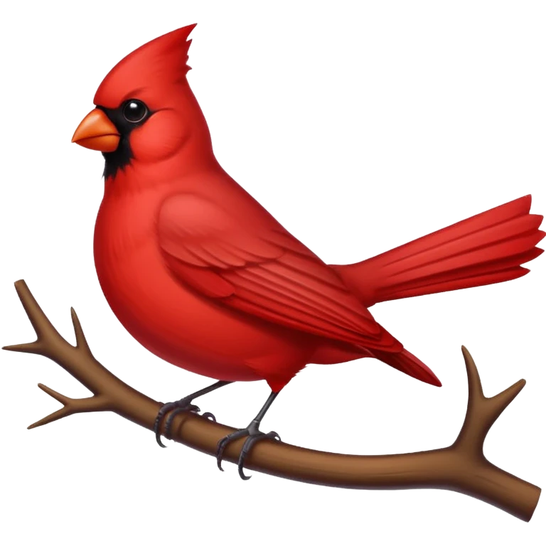 Cardinal with a cursive L emoji
