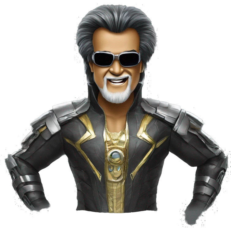 Rajinikanth in Enthiran emoji