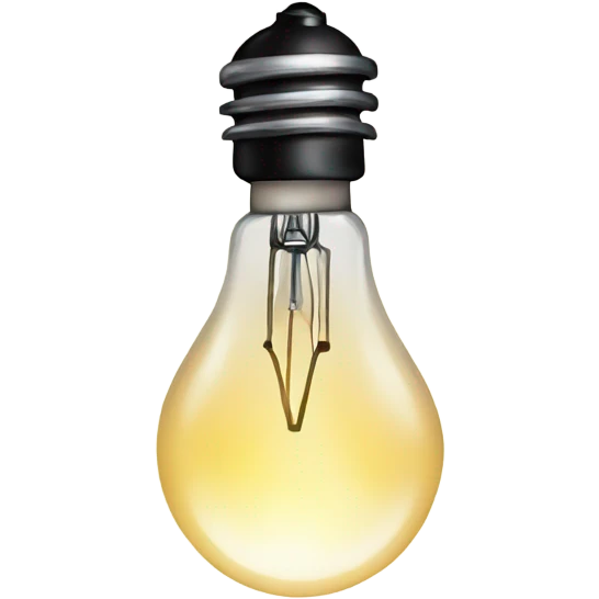 create a bulb as symbol for remember emoji