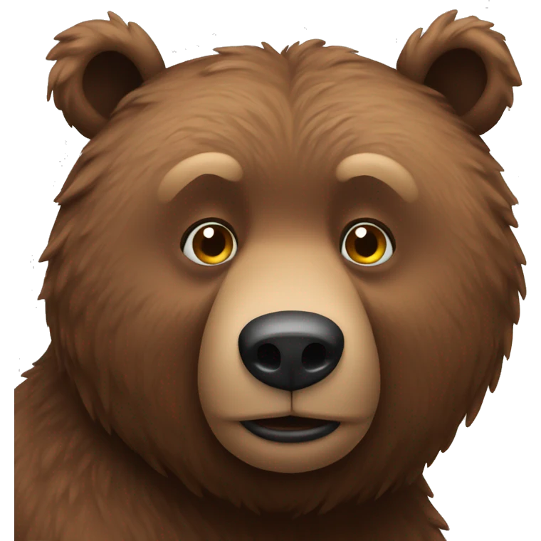 Brown bear  emoji